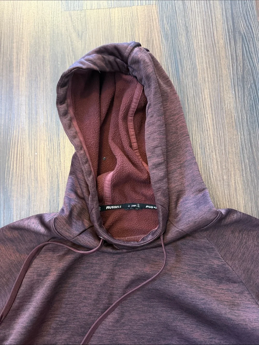 Men's Hooded Pullover Sweatshirt - Maroon